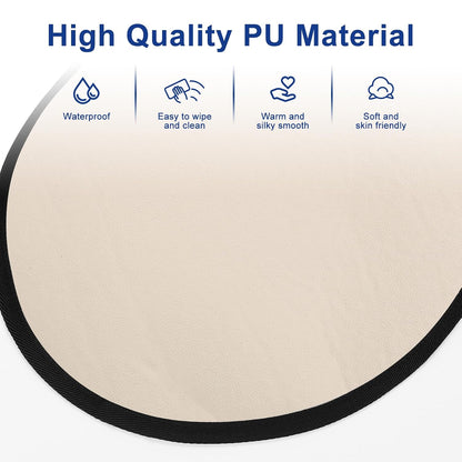 Portable Diaper Changing Pad, PU Leather Baby Diaper Changing Mat, Waterproof Baby Changing Mat for Travel or at Home Use