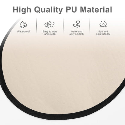 Portable Diaper Changing Pad, PU Leather Baby Diaper Changing Mat, Waterproof Baby Changing Mat for Travel or at Home Use