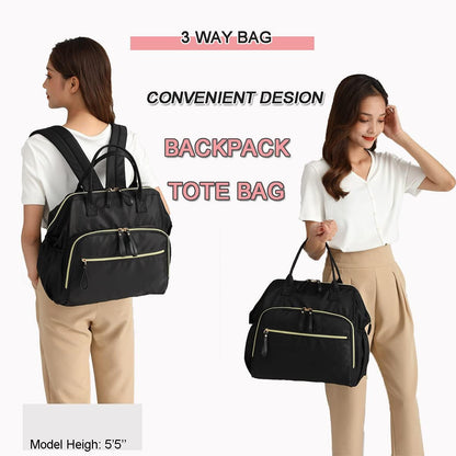 Large Diaper Bag Tote (Black, Large-20L)