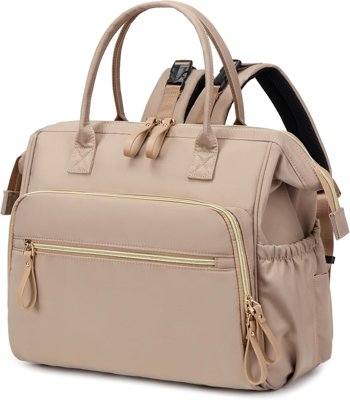 Large Diaper Bag Tote (Black, Large-20L)
