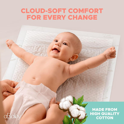 Ultra Absorbant Disposable Changing Pads for Baby, 50 Pack