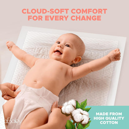 Ultra Absorbant Disposable Changing Pads for Baby, 50 Pack