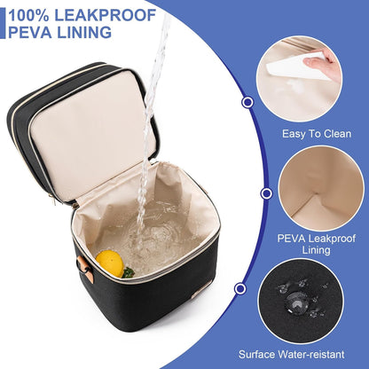 Breastmilk Cooler Bag with Ice Pack Fits 6 Baby Bottles Up to 9 Ounce
