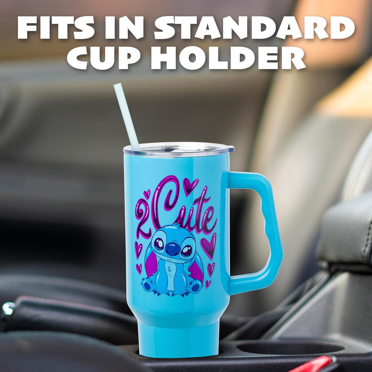 Lilo and Stitch Wink Face, Stainless Steel Tumbler, 40oz - Colors A