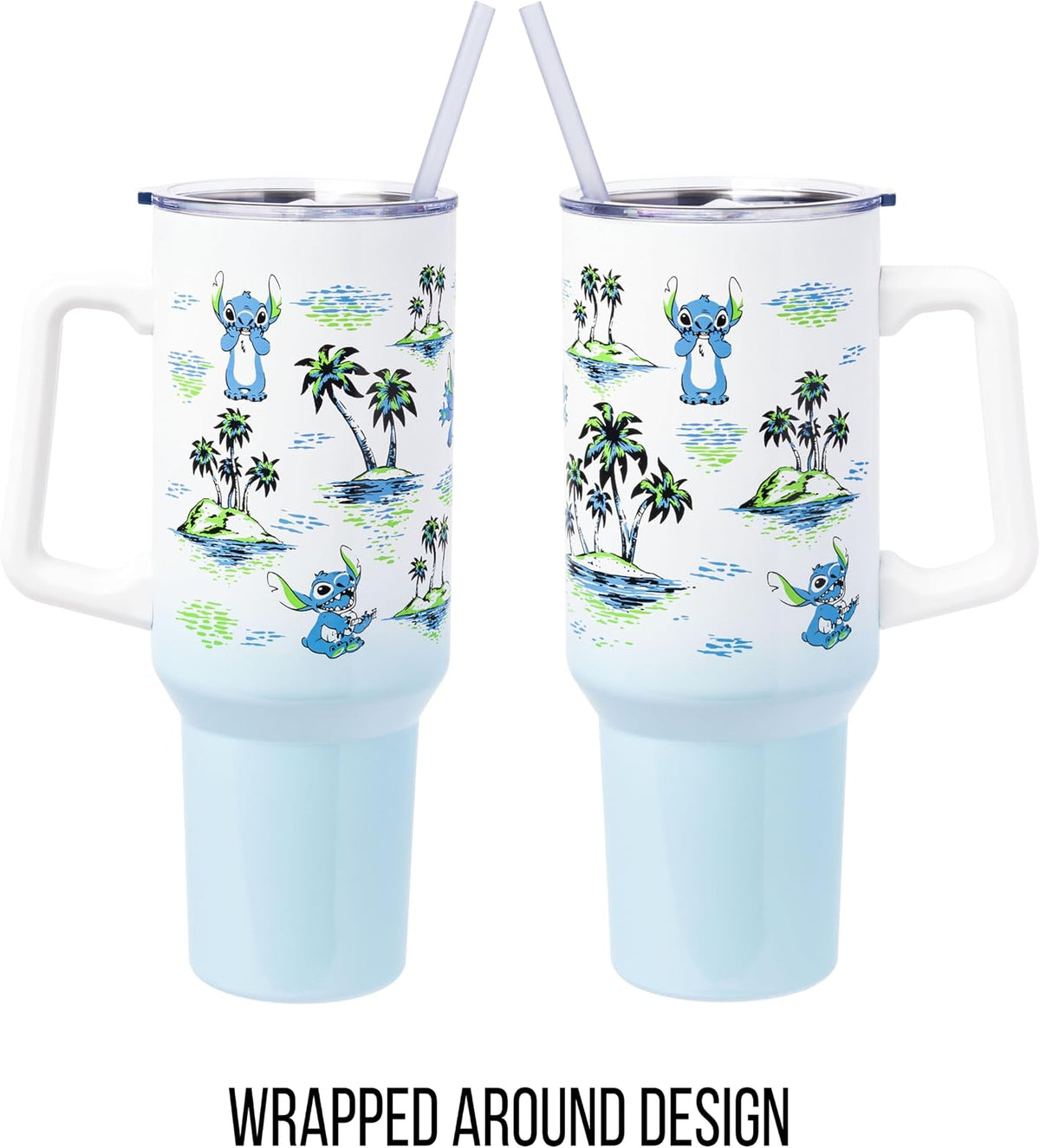 Lilo and Stitch Wink Face, Stainless Steel Tumbler, 40oz - Colors A