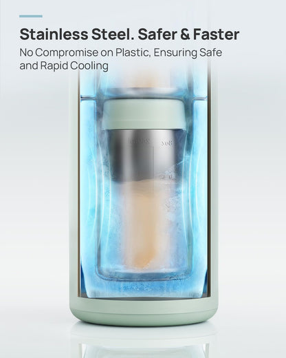360 CapsuleChill Breastmilk Cooler with Stainless Steel Bottles