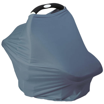 Breathable Car Seat Cover for Babies – Multi-Purpose Soft Rayon Nursing Cover for Breastfeeding, High Stretchy Infant Carseat Canopy, Stroller Cover (Smooth Rayon, Warm Natural)