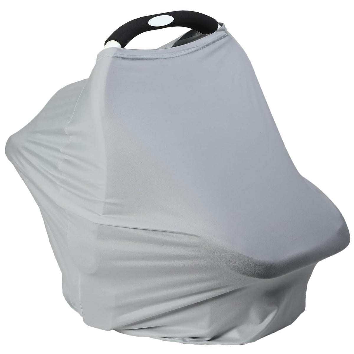 Breathable Car Seat Cover for Babies – Multi-Purpose Soft Rayon Nursing Cover for Breastfeeding, High Stretchy Infant Carseat Canopy, Stroller Cover (Smooth Rayon, Warm Natural)