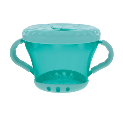 Nuby Plastic Snack Keeper, Colors May Vary, 5"