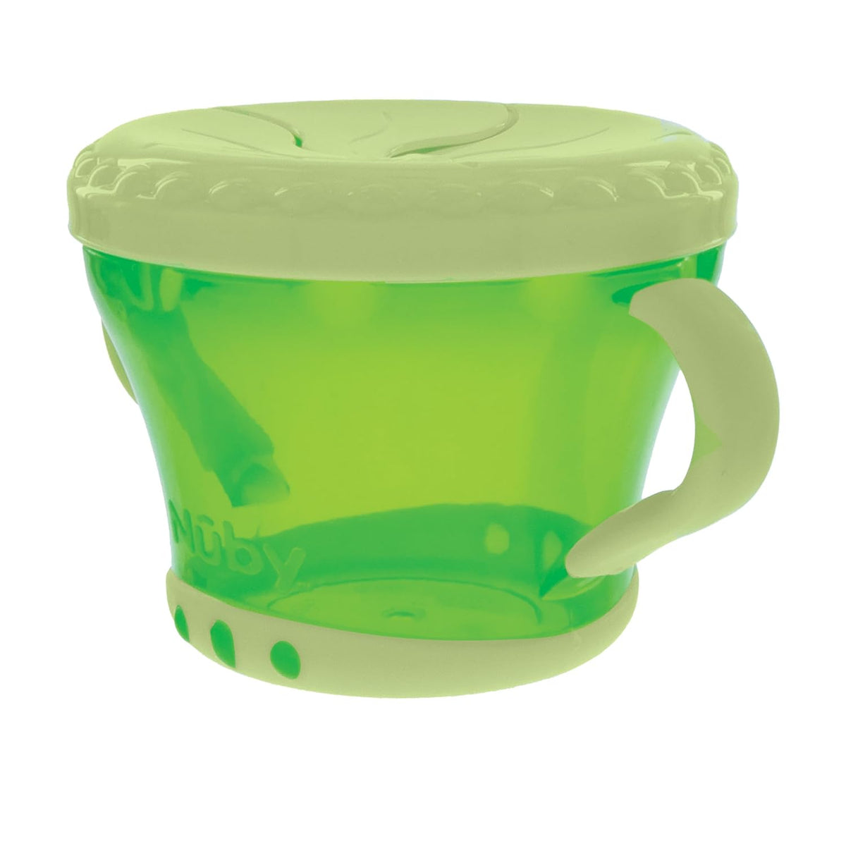 Nuby Plastic Snack Keeper, Colors May Vary, 5"
