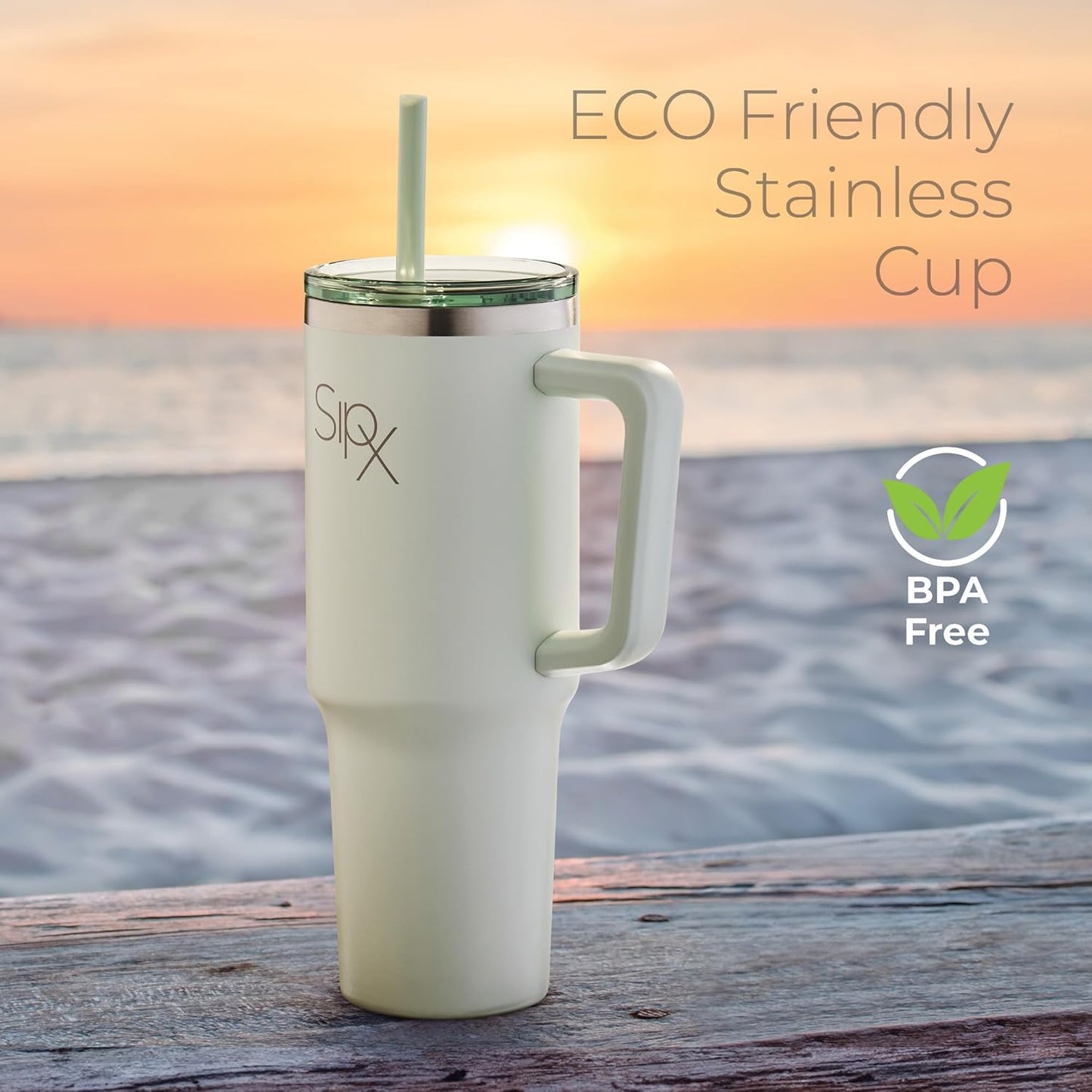 ™ 30 oz Insulated Tumbler with Handle & Straw – Vacuum Insulated Stainless Steel, Leakproof, Cupholder Friendly – Perfect for Iced Coffee, Water & Travel – Grey