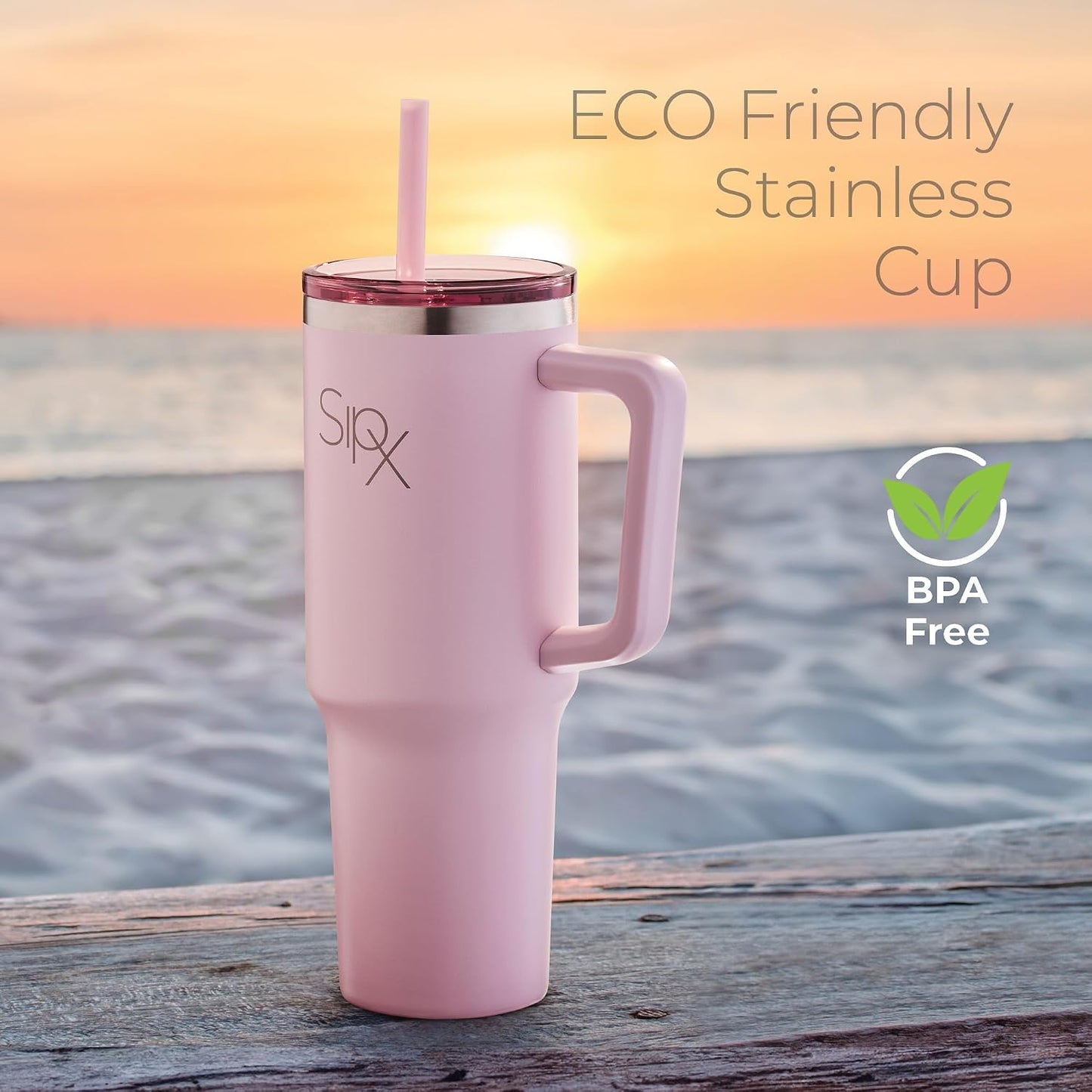 ™ 30 oz Insulated Tumbler with Handle & Straw – Vacuum Insulated Stainless Steel, Leakproof, Cupholder Friendly – Perfect for Iced Coffee, Water & Travel – Grey