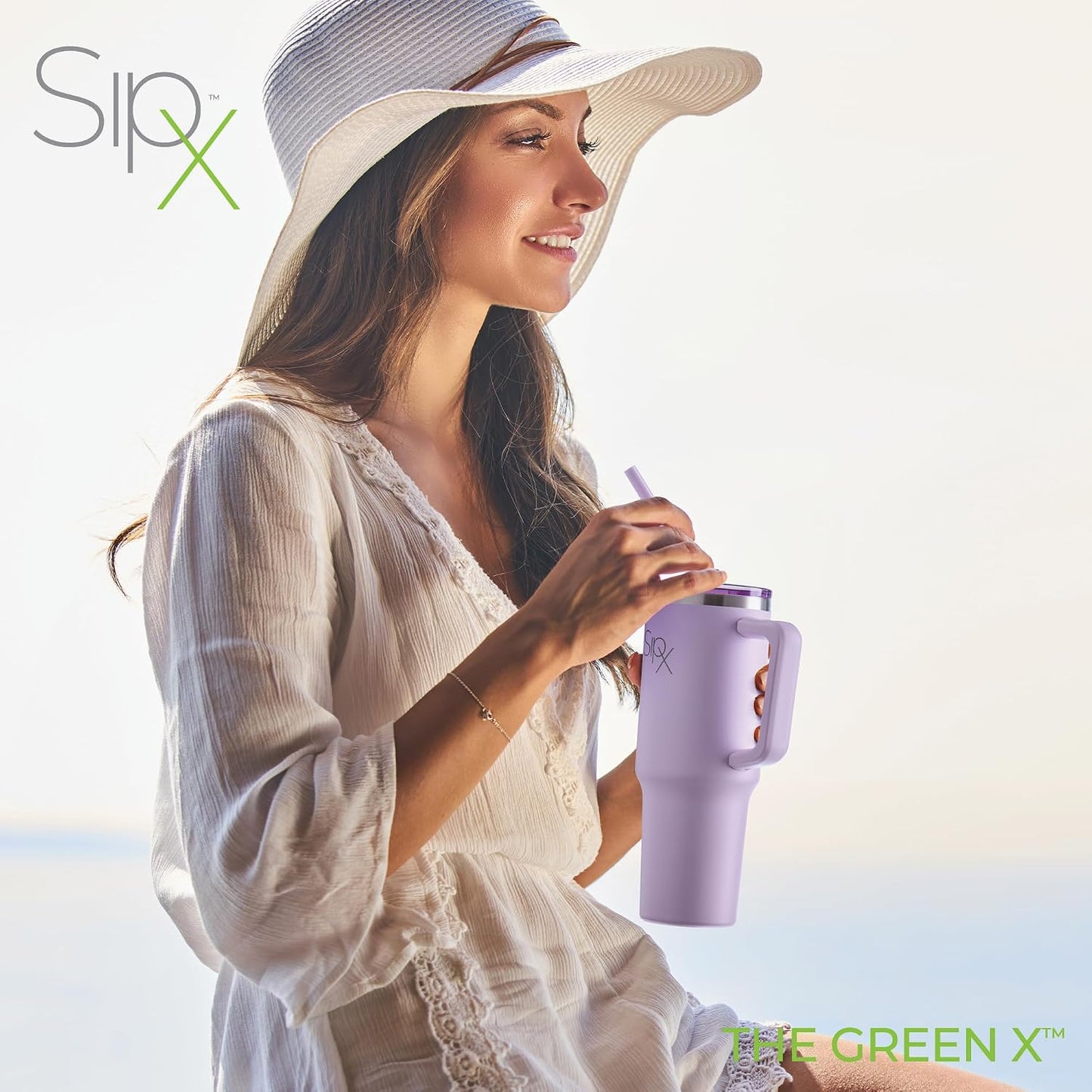 ™ 30 oz Insulated Tumbler with Handle & Straw – Vacuum Insulated Stainless Steel, Leakproof, Cupholder Friendly – Perfect for Iced Coffee, Water & Travel – Grey