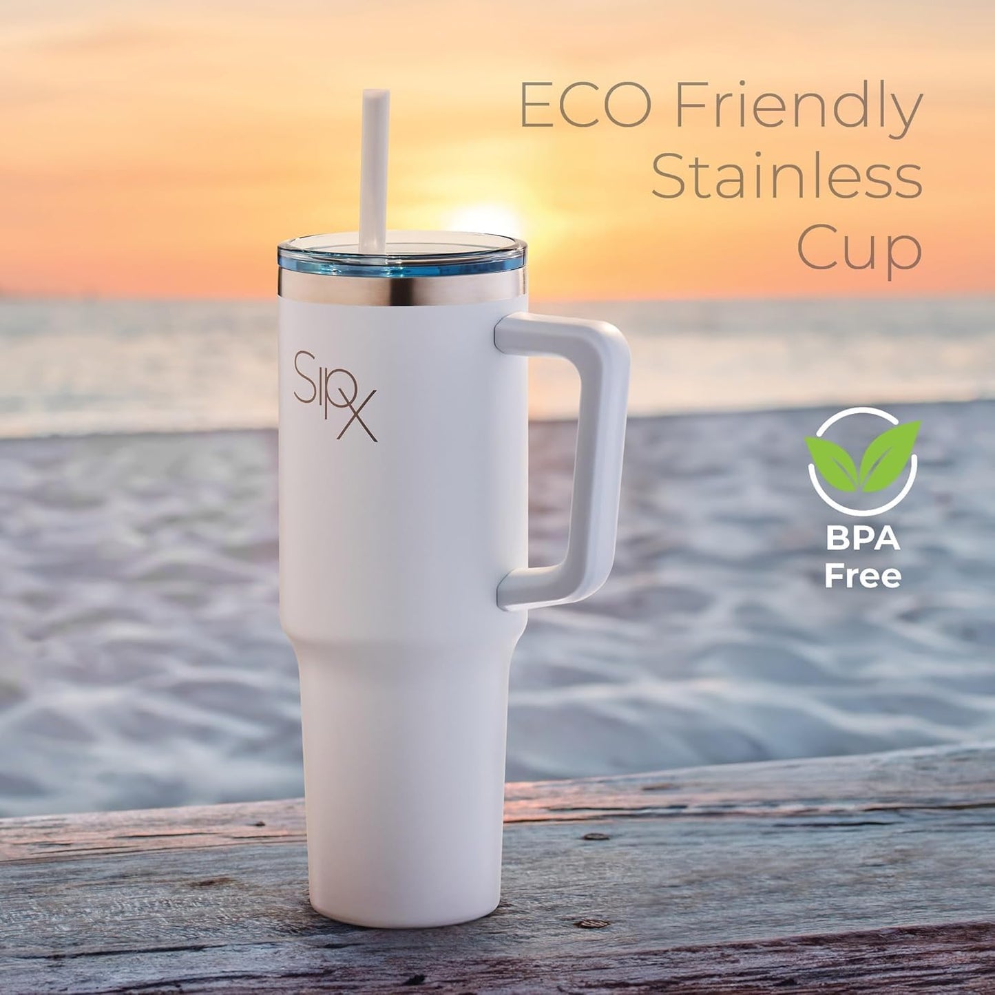 ™ 30 oz Insulated Tumbler with Handle & Straw – Vacuum Insulated Stainless Steel, Leakproof, Cupholder Friendly – Perfect for Iced Coffee, Water & Travel – Grey