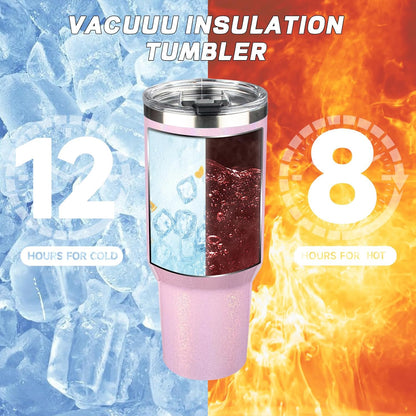 20 oz Tumbler with Lids and Straws, Stainless Steel Insulated Coffee Tumbler, Double Wall Vacuum Insulated Travel Mug Cup, Leakproof Thermal Coffee Cup for Hot and Cold Drinks (azure blue)