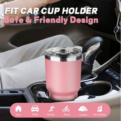 20 oz Tumbler with Lids and Straws, Stainless Steel Insulated Coffee Tumbler, Double Wall Vacuum Insulated Travel Mug Cup, Leakproof Thermal Coffee Cup for Hot and Cold Drinks (azure blue)
