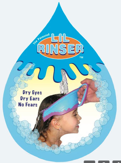Shampoo Visor by Splash Guard, Comfort Seal Baby Bath Shampoo Shower Cap, Gentle Rinse and Shield Bath Hat for Toddlers and Babies (Yellow)