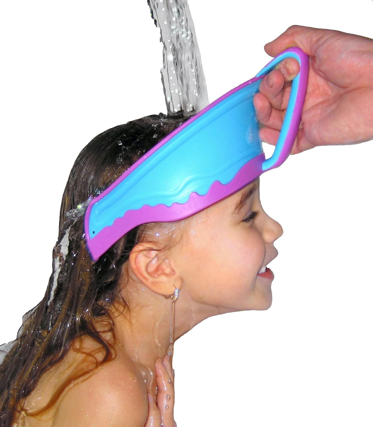 Shampoo Visor by Splash Guard, Comfort Seal Baby Bath Shampoo Shower Cap, Gentle Rinse and Shield Bath Hat for Toddlers and Babies (Yellow)