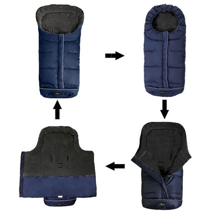 Winter Footmuff for Toddler, Waterproof Stroller Blanket, 6M-4T