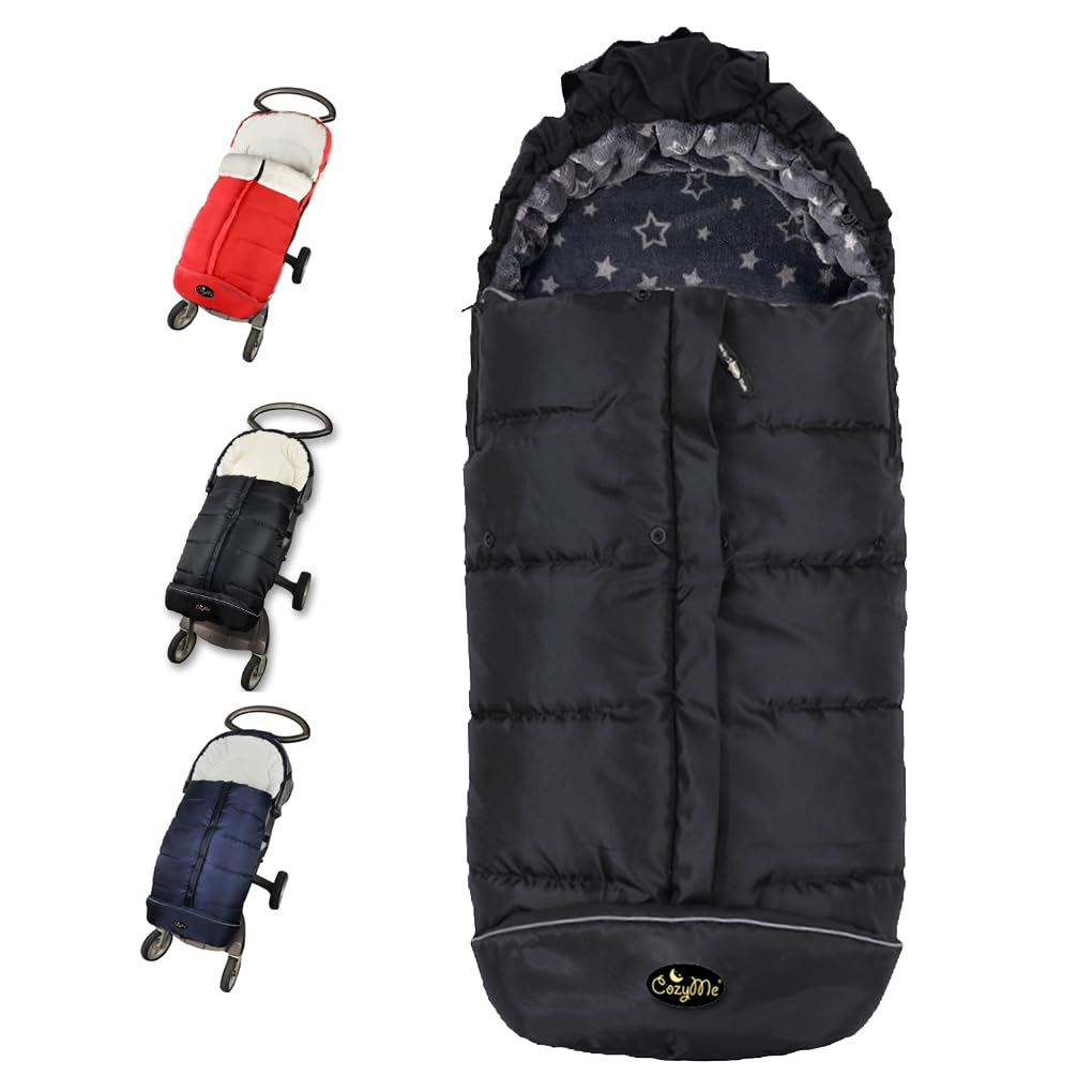 Winter Footmuff for Toddler, Waterproof Stroller Blanket, 6M-4T
