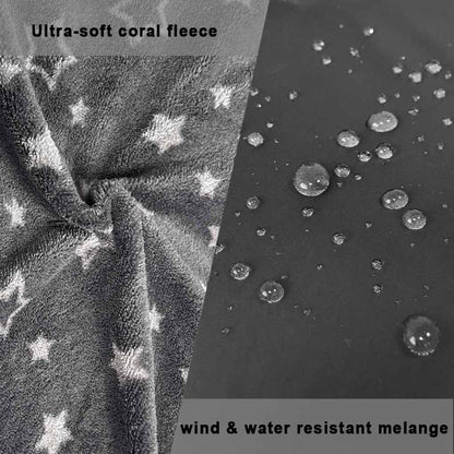 Winter Footmuff for Toddler, Waterproof Stroller Blanket, 6M-4T