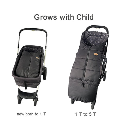Winter Footmuff for Toddler, Waterproof Stroller Blanket, 6M-4T
