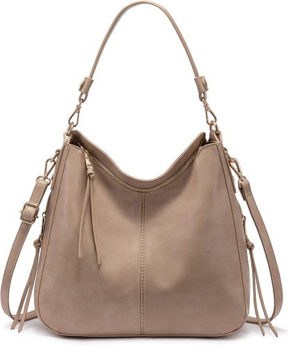 Hobo Crossbody Bag for Women, Designer Shoulder Purse Handbags