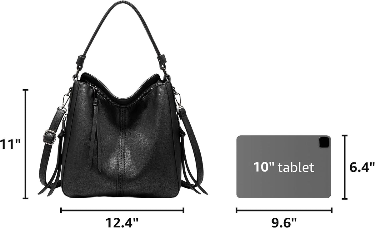 Hobo Crossbody Bag for Women, Designer Shoulder Purse Handbags