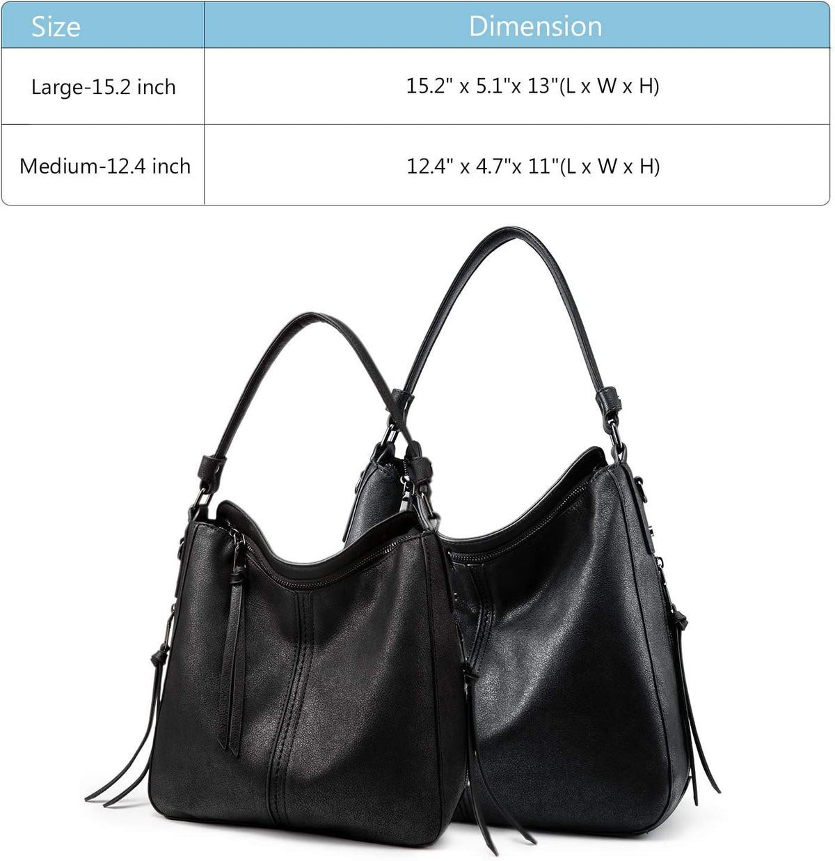 Hobo Crossbody Bag for Women, Designer Shoulder Purse Handbags