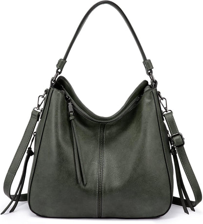 Hobo Crossbody Bag for Women, Designer Shoulder Purse Handbags