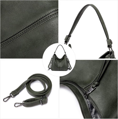 Hobo Crossbody Bag for Women, Designer Shoulder Purse Handbags