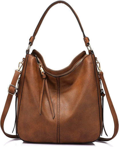 Hobo Crossbody Bag for Women, Designer Shoulder Purse Handbags