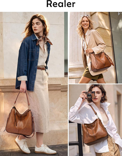 Hobo Crossbody Bag for Women, Designer Shoulder Purse Handbags