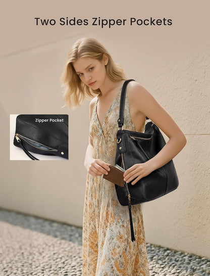 Hobo Crossbody Bag for Women, Designer Shoulder Purse Handbags