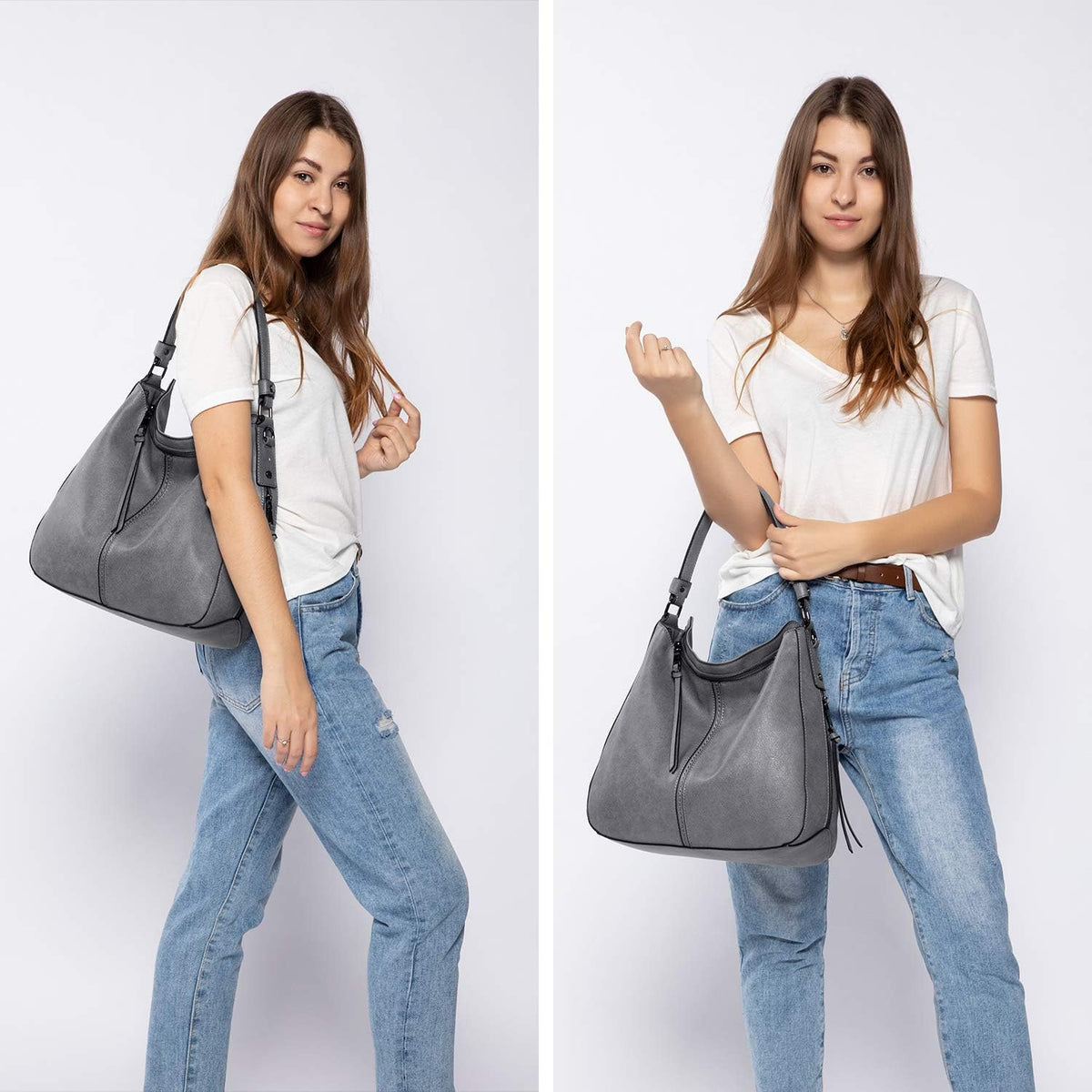 Hobo Crossbody Bag for Women, Designer Shoulder Purse Handbags