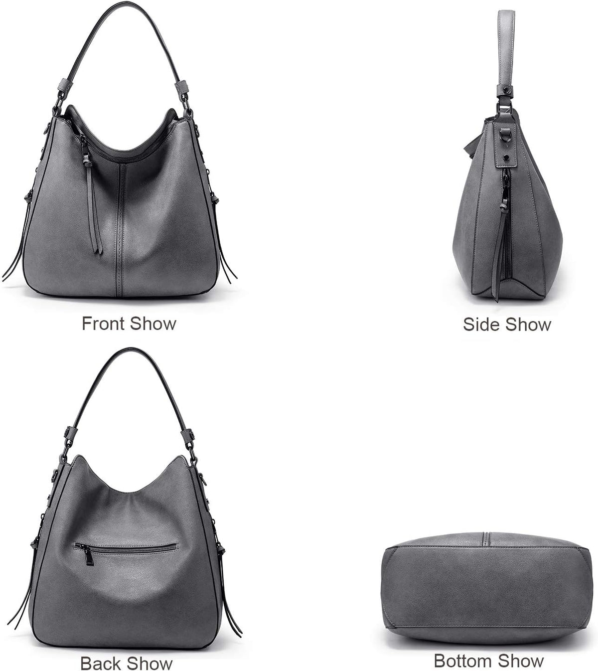Hobo Crossbody Bag for Women, Designer Shoulder Purse Handbags