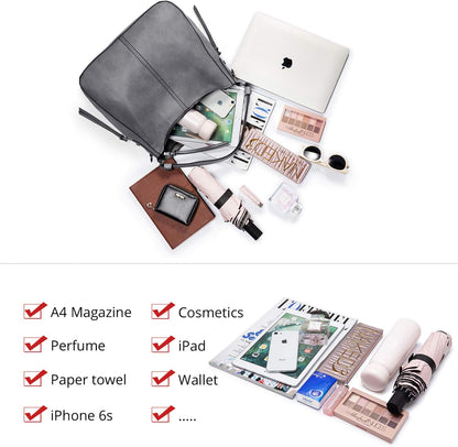 Hobo Crossbody Bag for Women, Designer Shoulder Purse Handbags