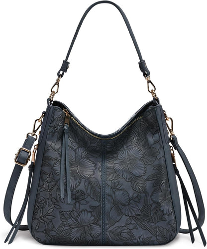 Hobo Crossbody Bag for Women, Designer Shoulder Purse Handbags