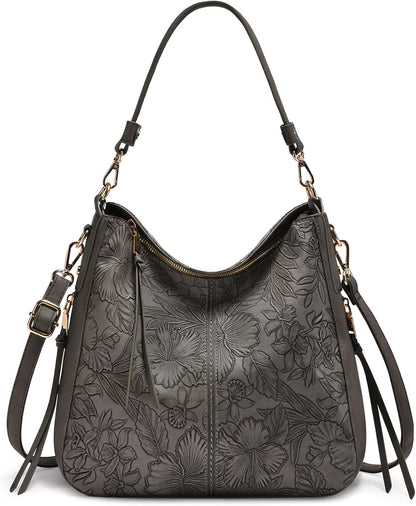 Hobo Crossbody Bag for Women, Designer Shoulder Purse Handbags