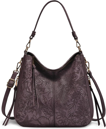 Hobo Crossbody Bag for Women, Designer Shoulder Purse Handbags