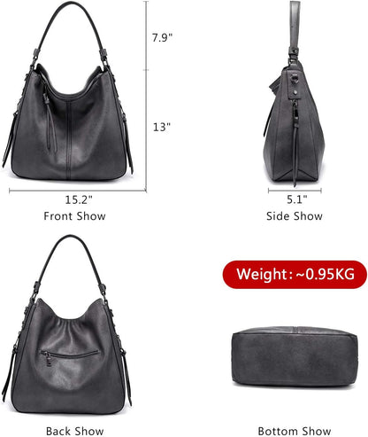 Hobo Crossbody Bag for Women, Designer Shoulder Purse Handbags