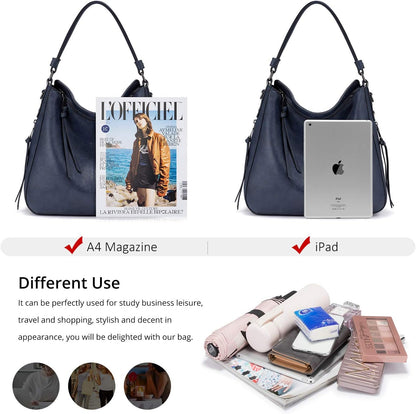 Hobo Crossbody Bag for Women, Designer Shoulder Purse Handbags