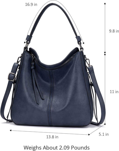Hobo Crossbody Bag for Women, Designer Shoulder Purse Handbags