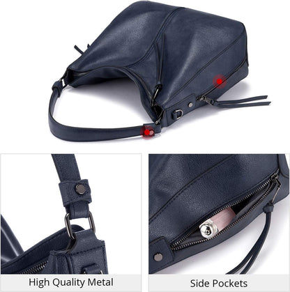 Hobo Crossbody Bag for Women, Designer Shoulder Purse Handbags