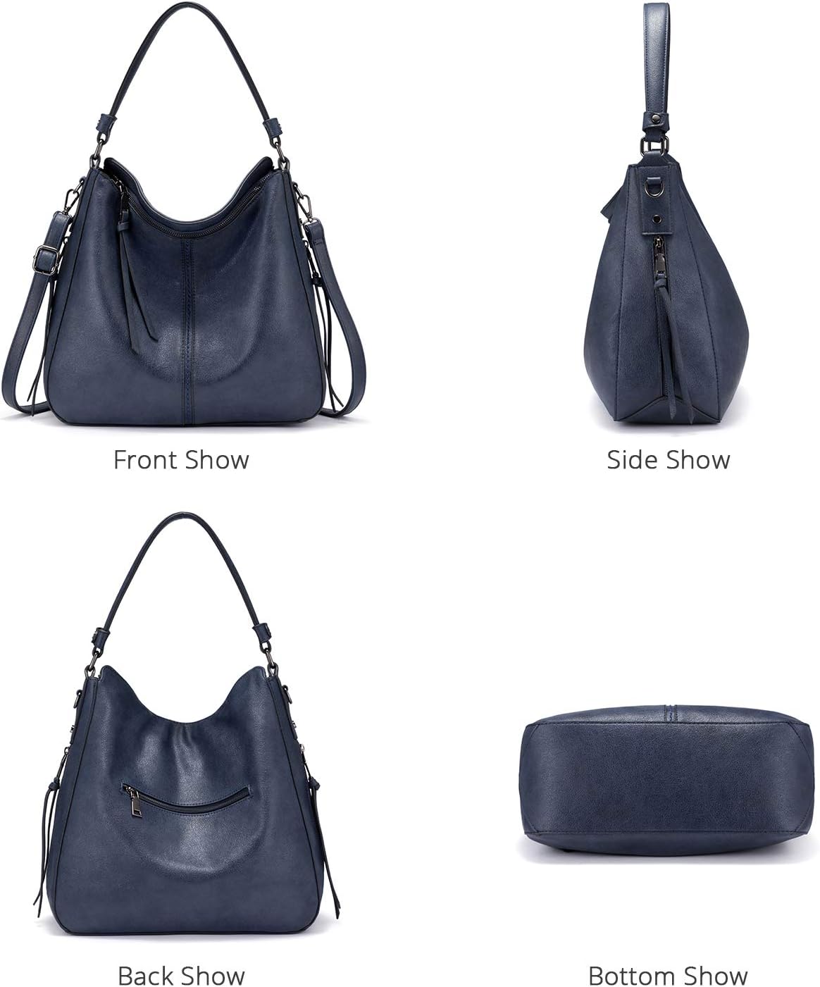 Hobo Crossbody Bag for Women, Designer Shoulder Purse Handbags