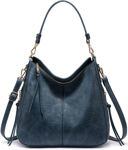 Hobo Crossbody Bag for Women, Designer Shoulder Purse Handbags