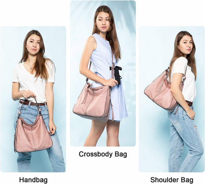 Hobo Crossbody Bag for Women, Designer Shoulder Purse Handbags