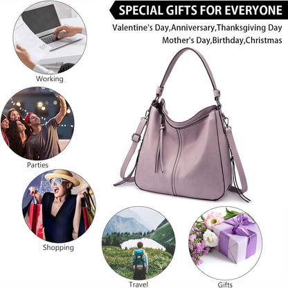 Hobo Crossbody Bag for Women, Designer Shoulder Purse Handbags