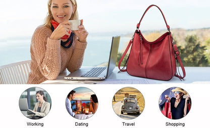 Hobo Crossbody Bag for Women, Designer Shoulder Purse Handbags