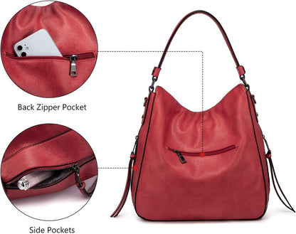 Hobo Crossbody Bag for Women, Designer Shoulder Purse Handbags